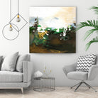 Green Abstract by Meejlau on GIANT ART - green abstract