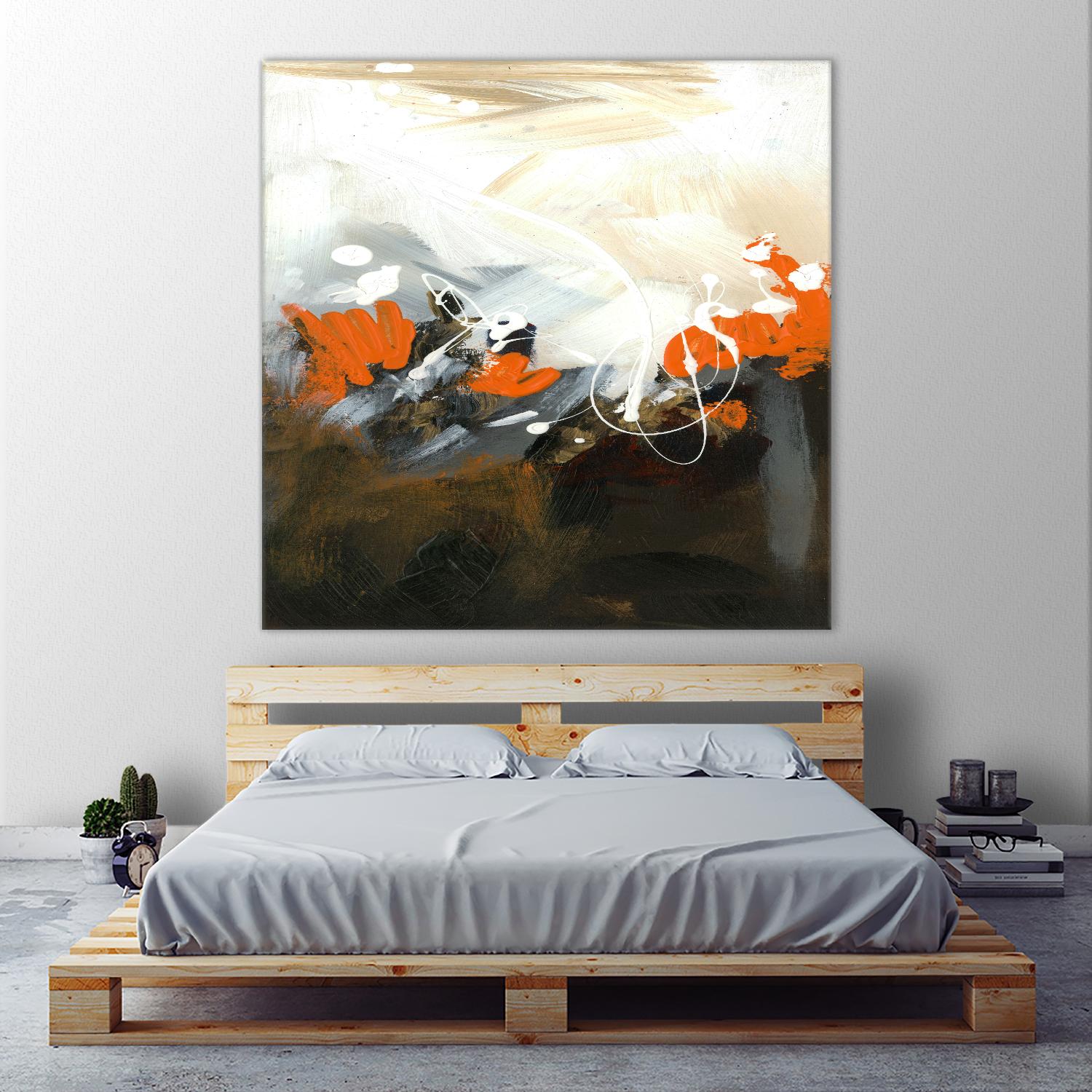Orange Abstract by Meejlau on GIANT ART - orange abstract