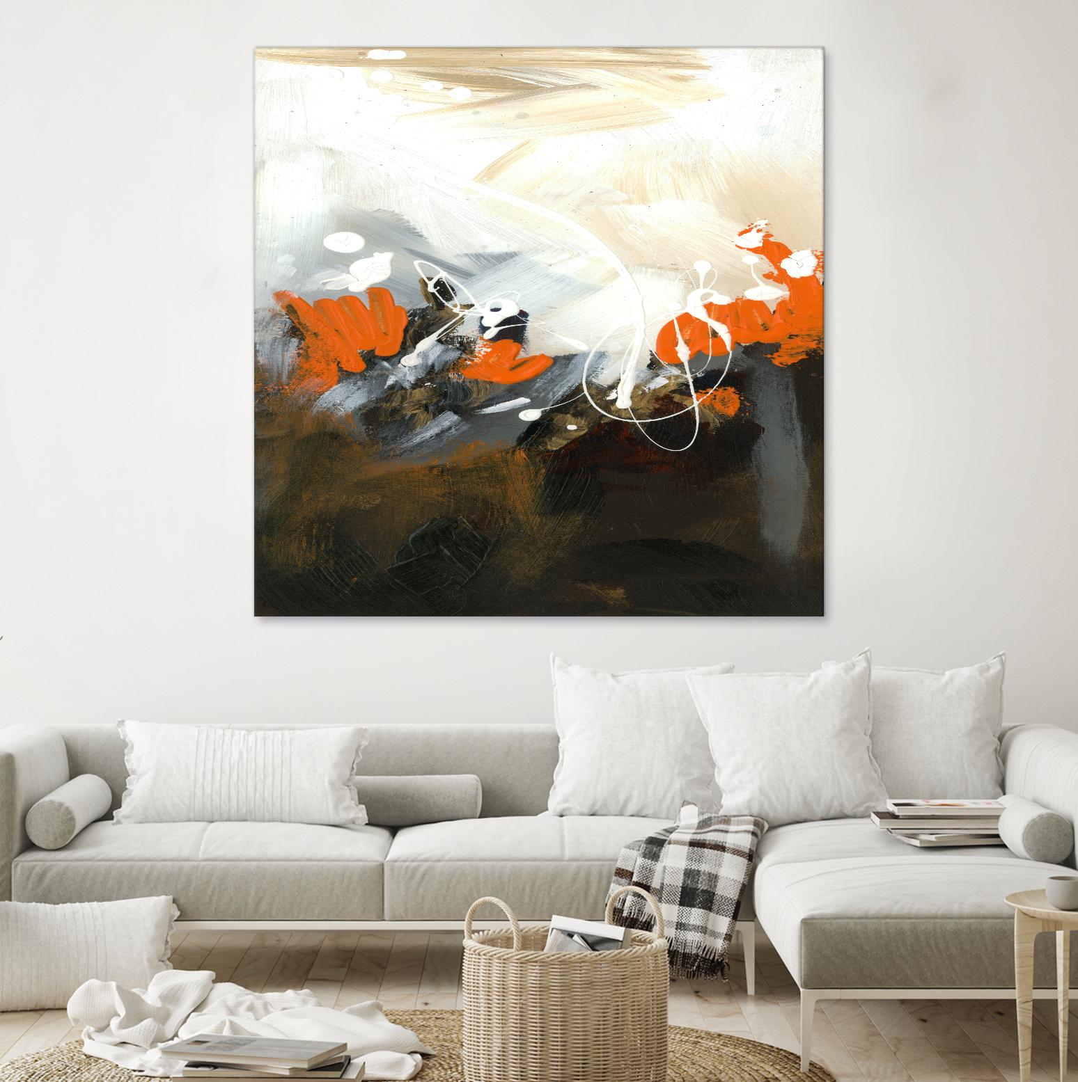 Orange Abstract by Meejlau on GIANT ART - orange abstract