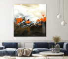 Orange Abstract by Meejlau on GIANT ART - orange abstract