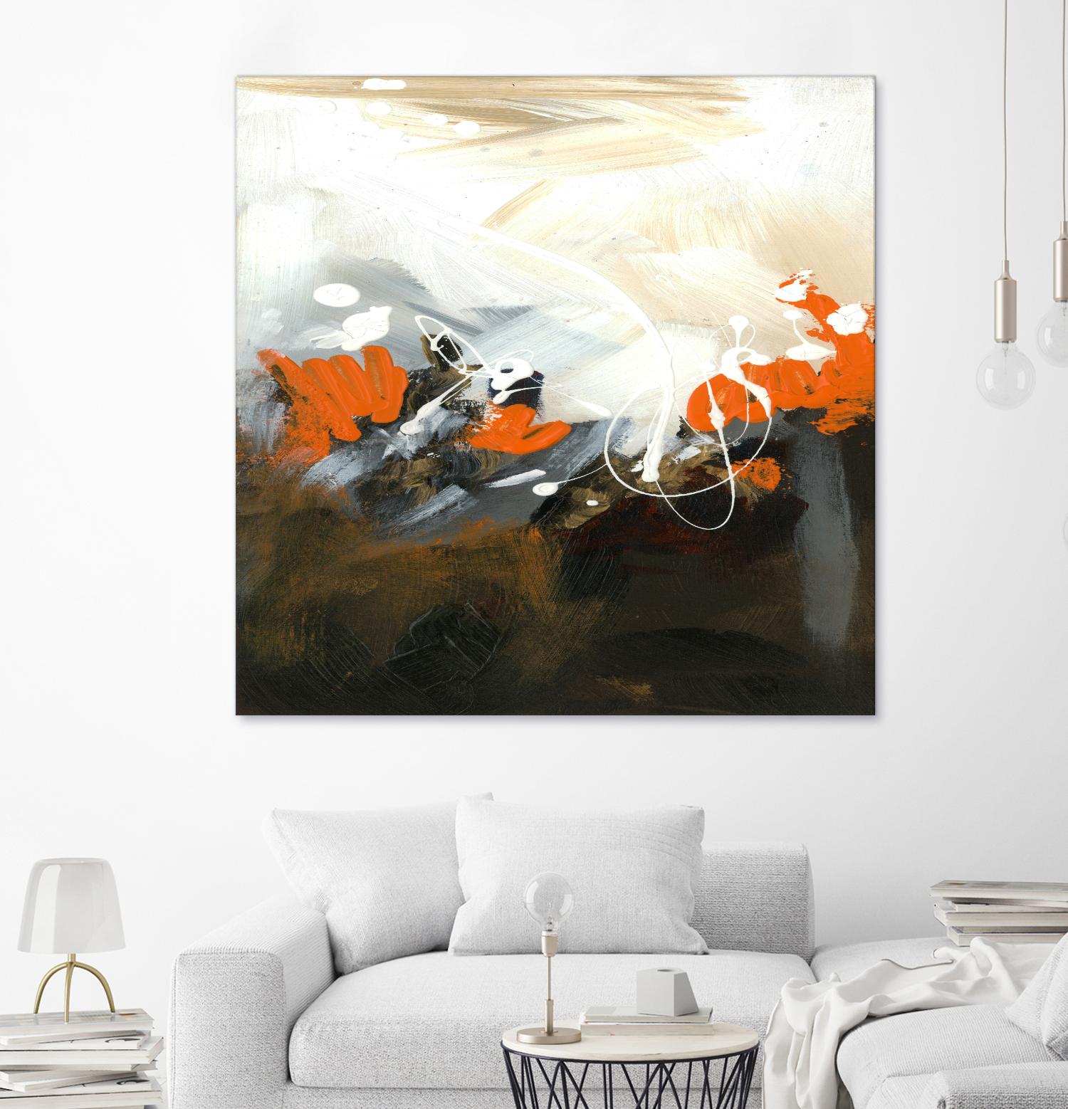 Orange Abstract by Meejlau on GIANT ART - orange abstract