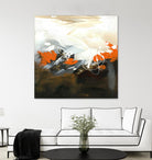 Orange Abstract by Meejlau on GIANT ART - orange abstract
