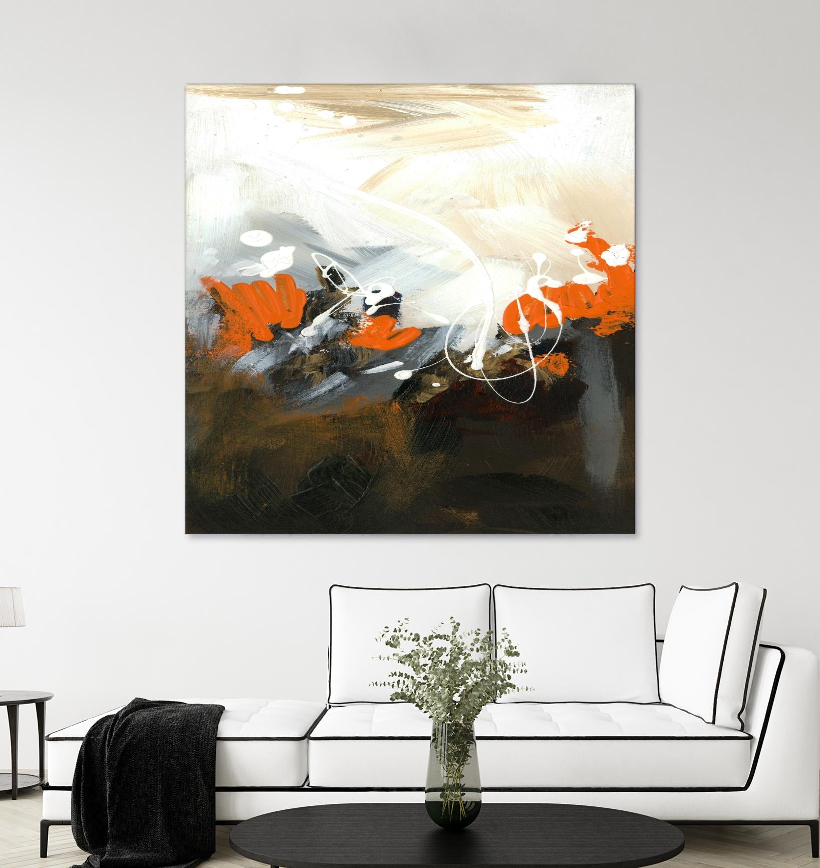 Orange Abstract by Meejlau on GIANT ART - orange abstract