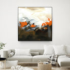 Orange Abstract by Meejlau on GIANT ART - orange abstract