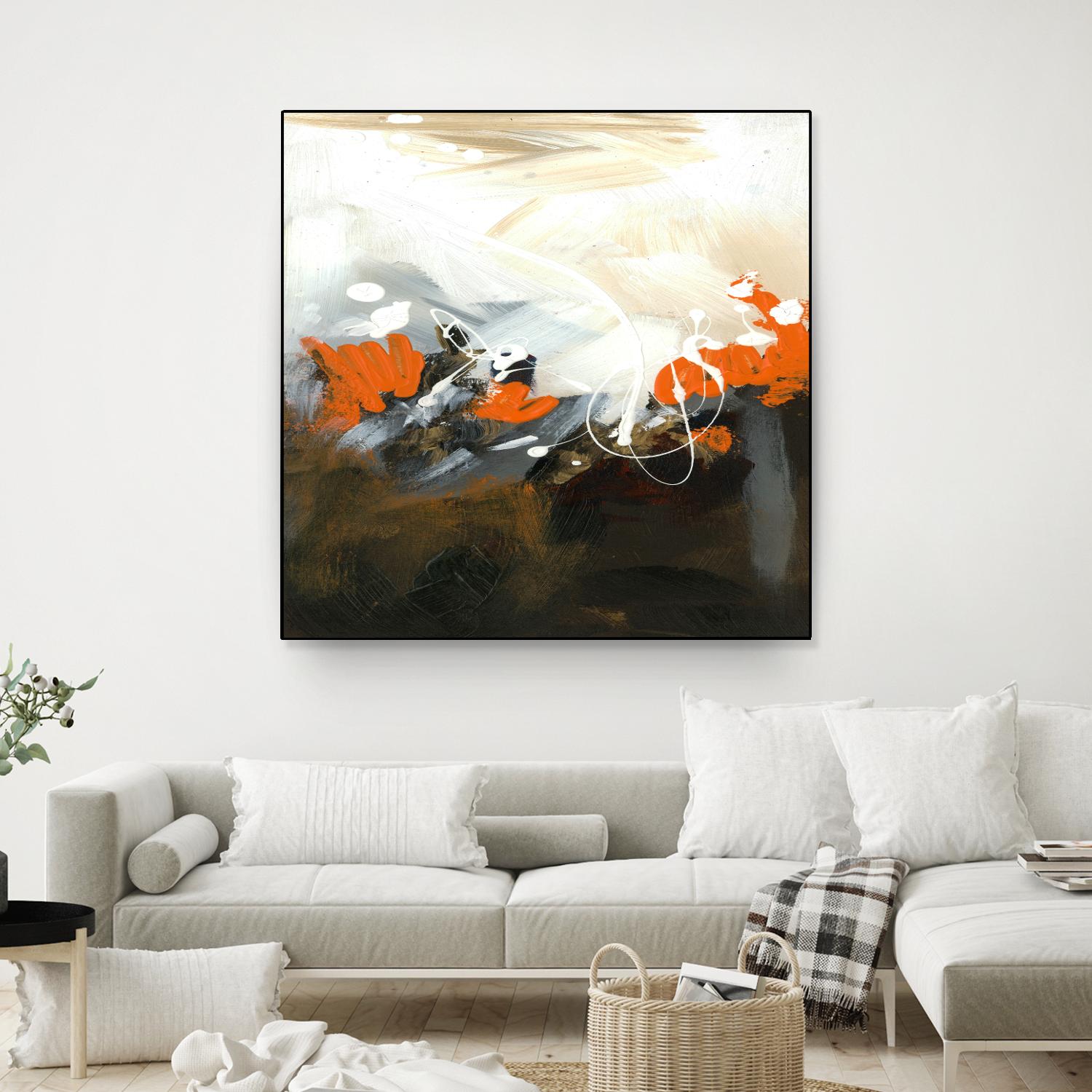 Orange Abstract by Meejlau on GIANT ART - orange abstract
