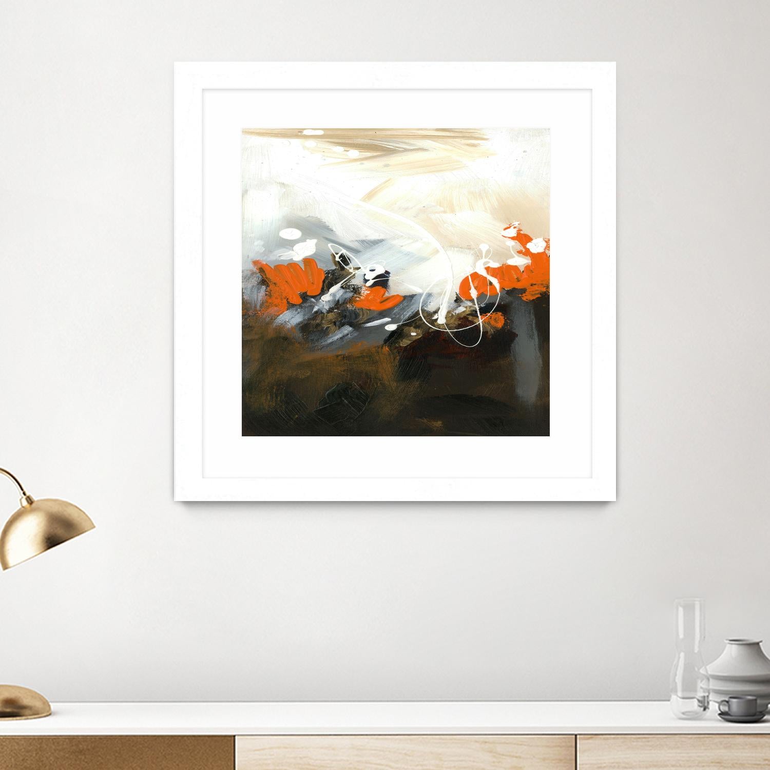 Orange Abstract by Meejlau on GIANT ART - orange abstract