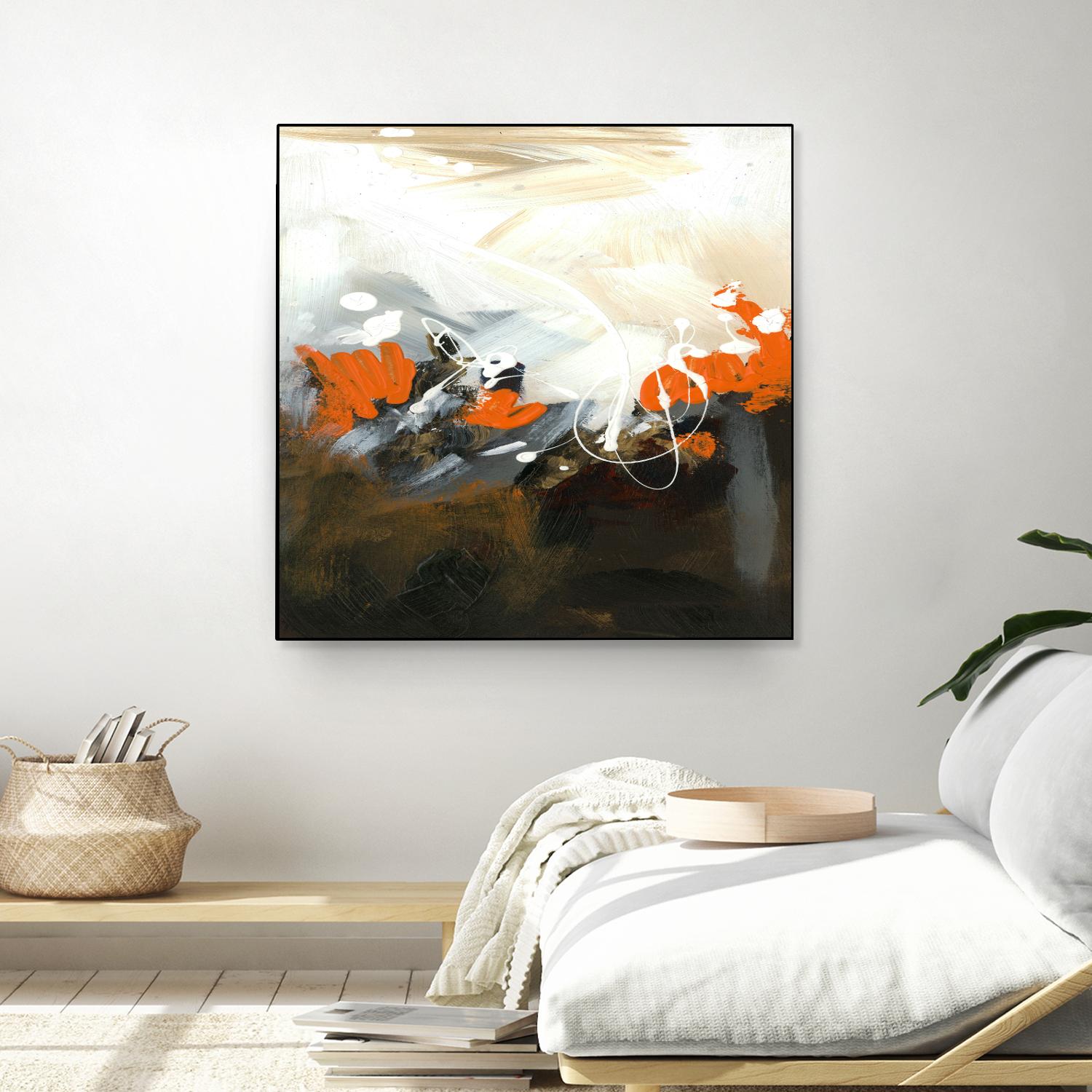 Orange Abstract by Meejlau on GIANT ART - orange abstract