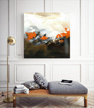 Orange Abstract by Meejlau on GIANT ART - orange abstract