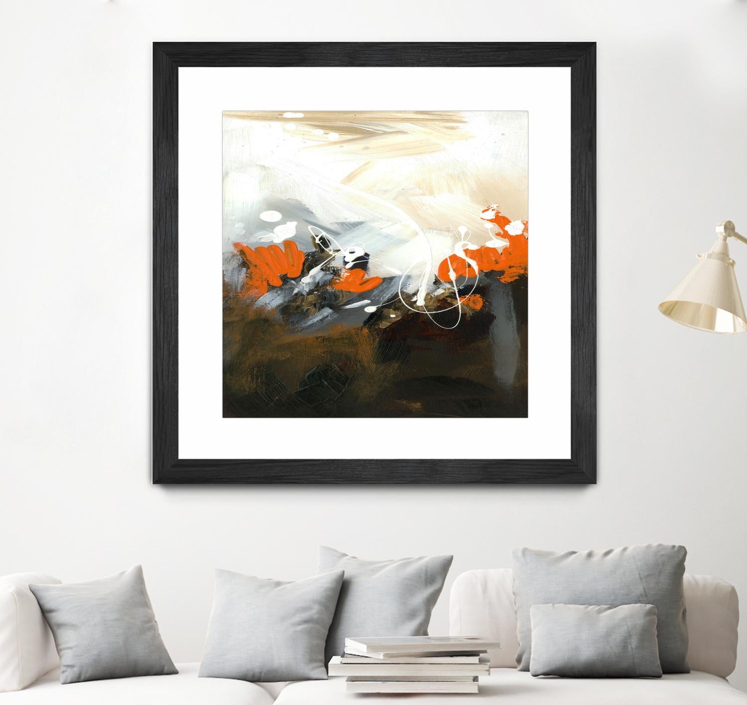 Orange Abstract by Meejlau on GIANT ART - orange abstract