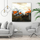 Orange Abstract by Meejlau on GIANT ART - orange abstract