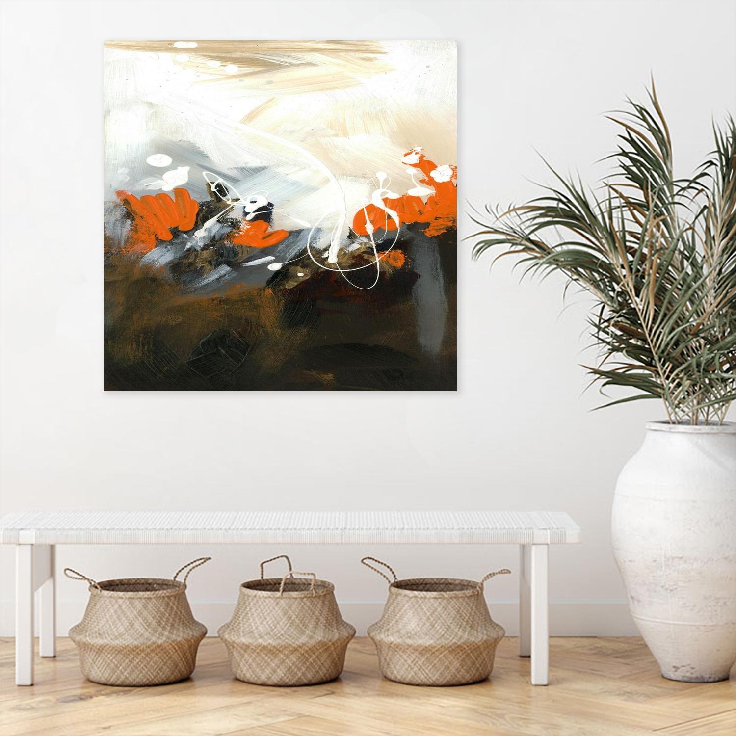 Orange Abstract by Meejlau on GIANT ART - orange abstract