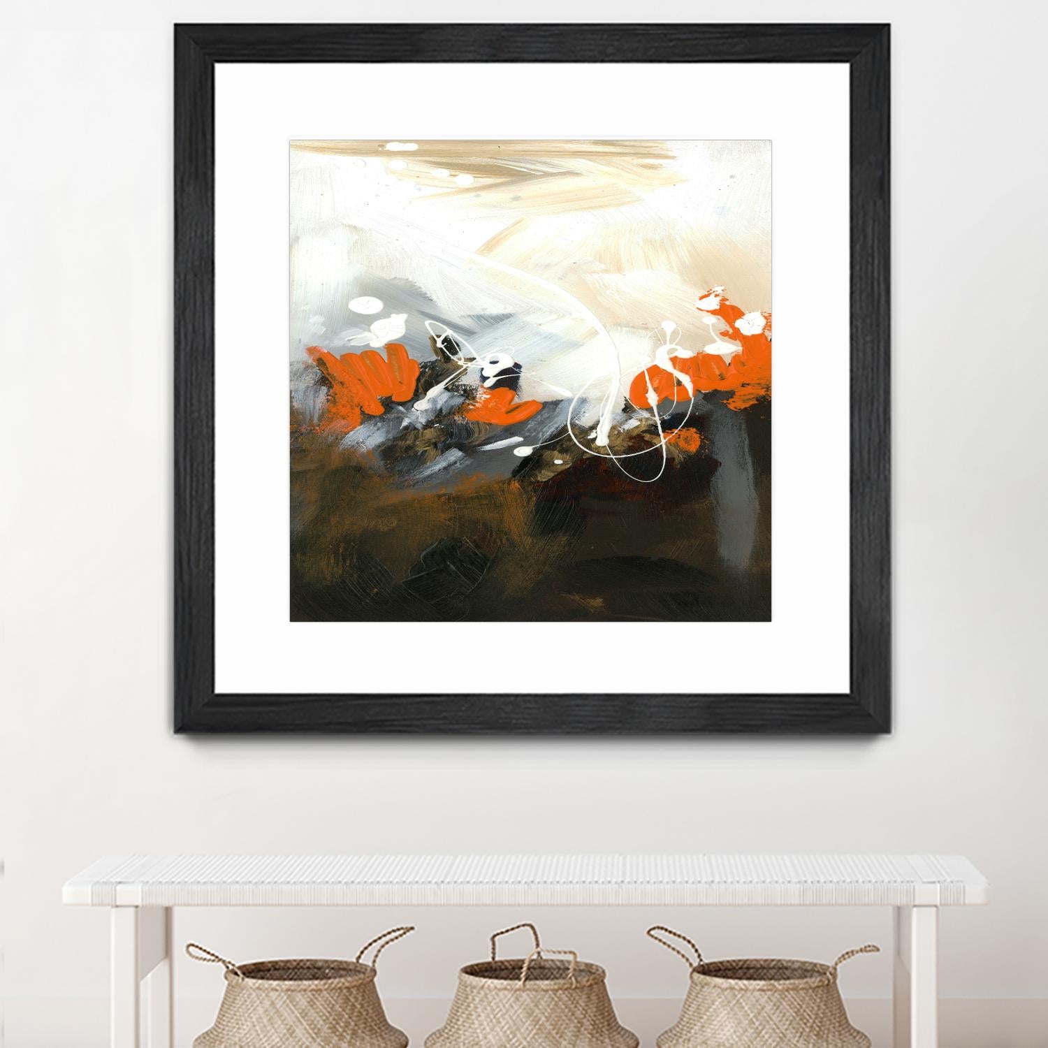 Orange Abstract by Meejlau on GIANT ART - orange abstract