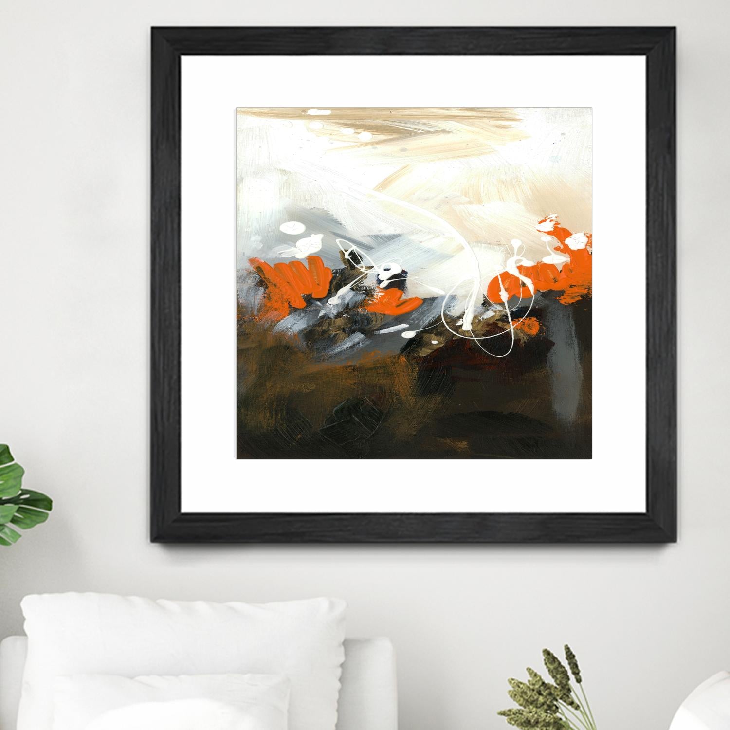 Orange Abstract by Meejlau on GIANT ART - orange abstract