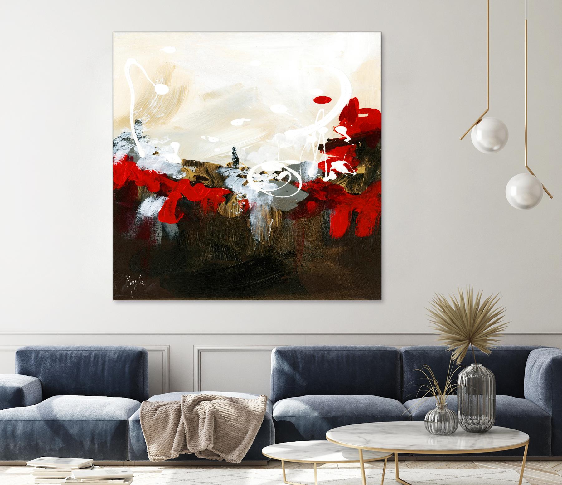 Red Abstract by Meejlau on GIANT ART - red abstract