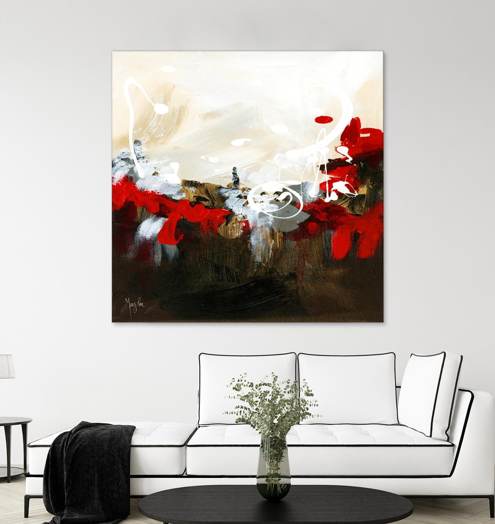 Red Abstract by Meejlau on GIANT ART - red abstract