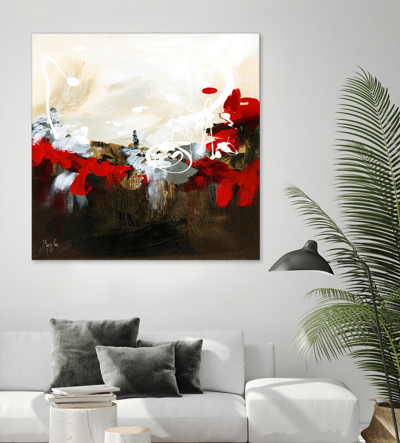 Red Abstract by Meejlau on GIANT ART - red abstract