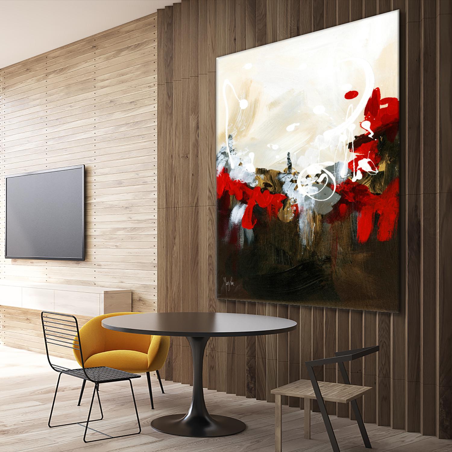 Red Abstract by Meejlau on GIANT ART - red abstract