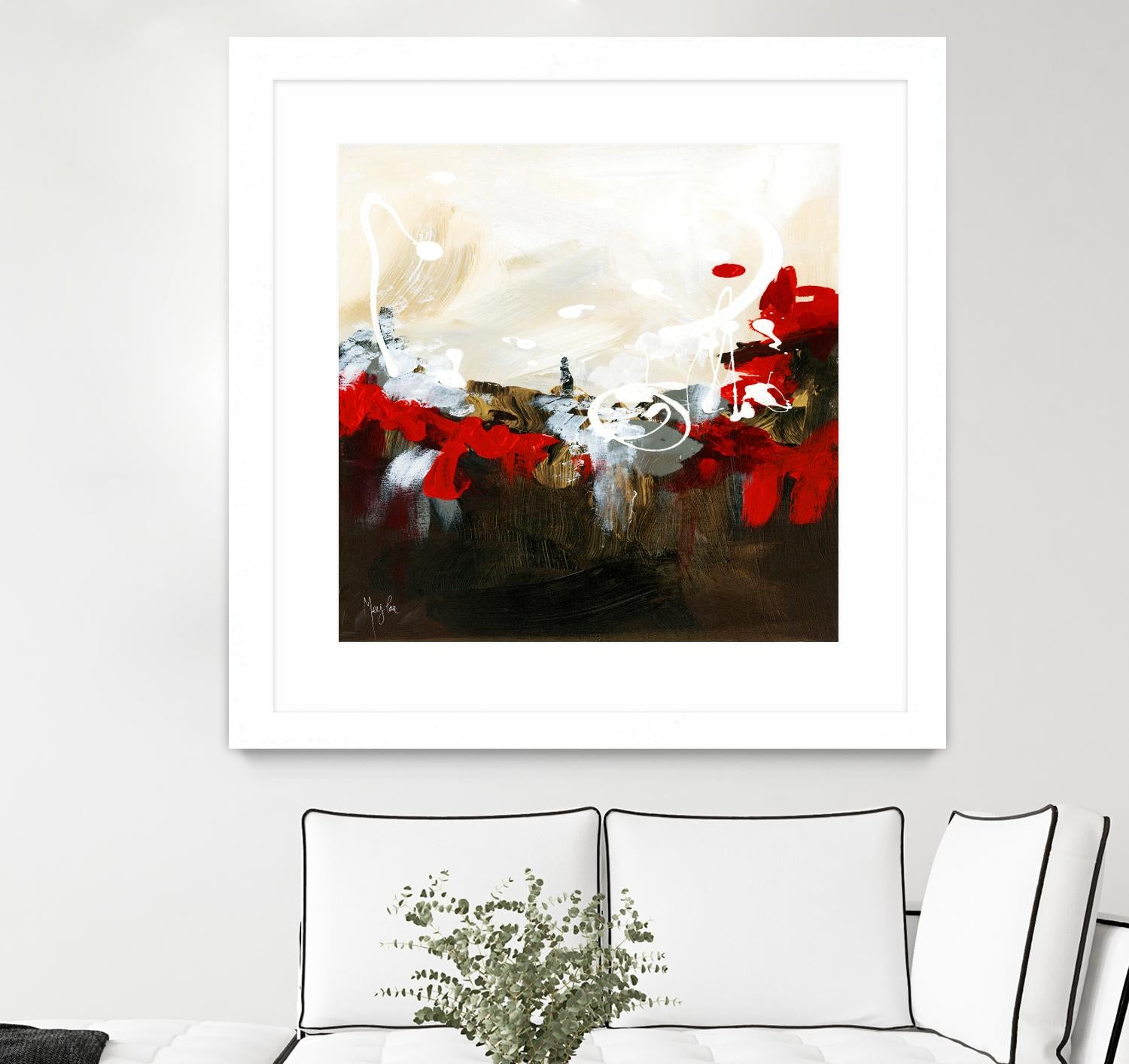 Red Abstract by Meejlau on GIANT ART - red abstract