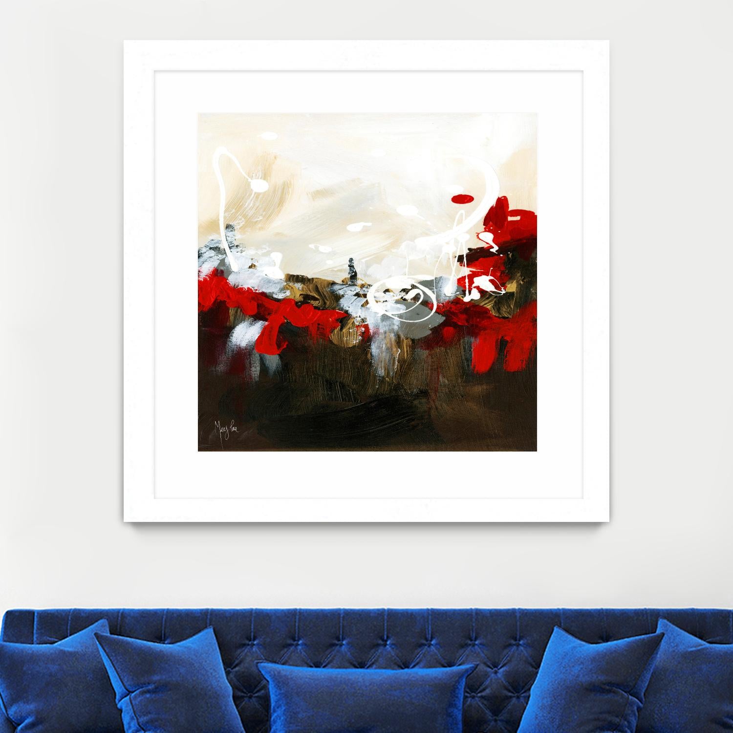 Red Abstract by Meejlau on GIANT ART - red abstract