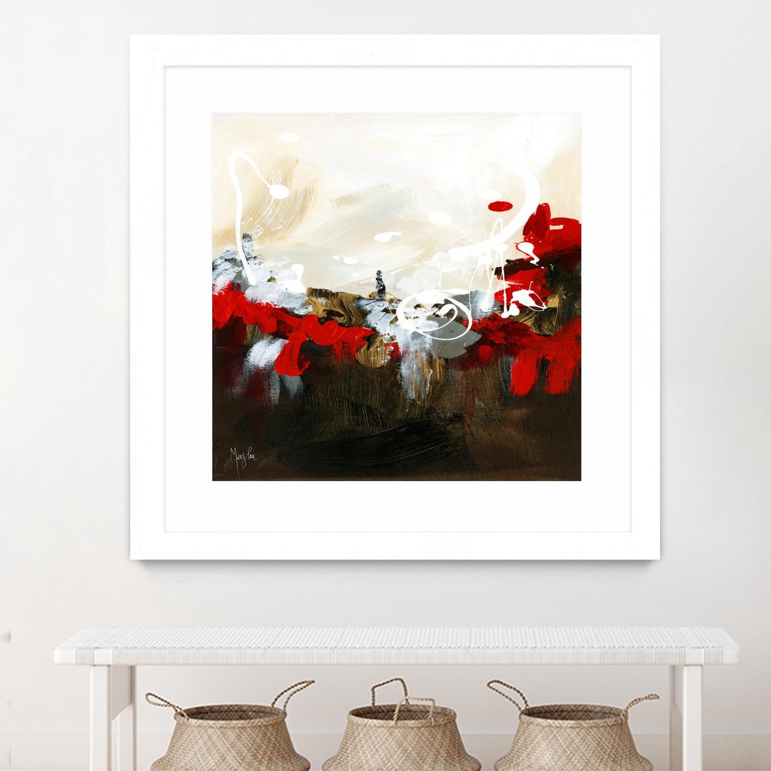 Red Abstract by Meejlau on GIANT ART - red abstract