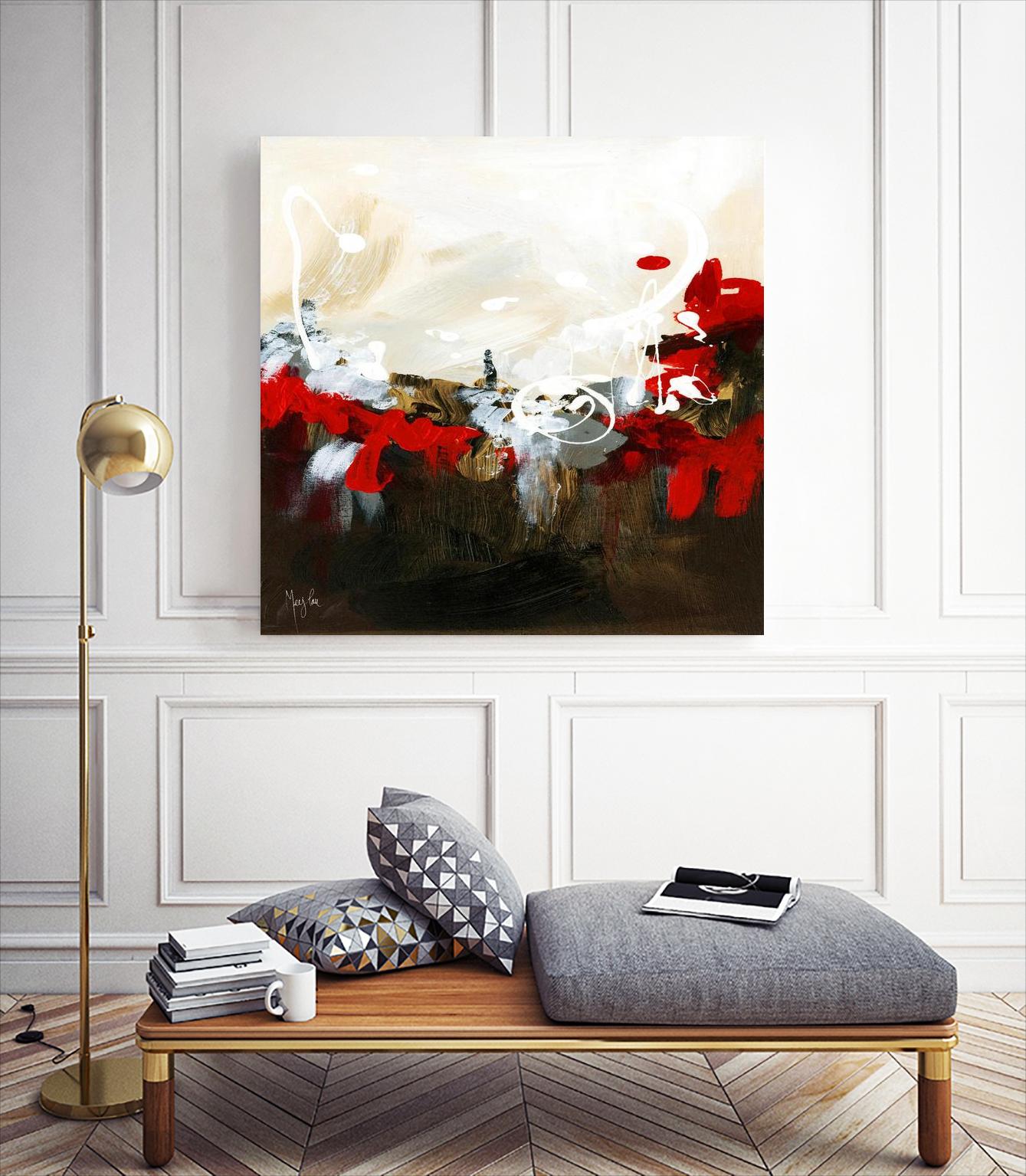 Red Abstract by Meejlau on GIANT ART - red abstract