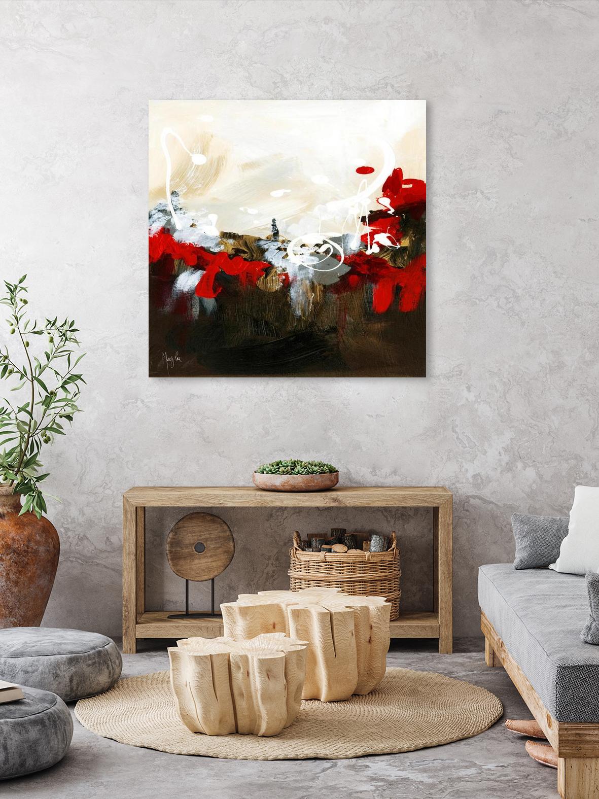 Red Abstract by Meejlau on GIANT ART - red abstract