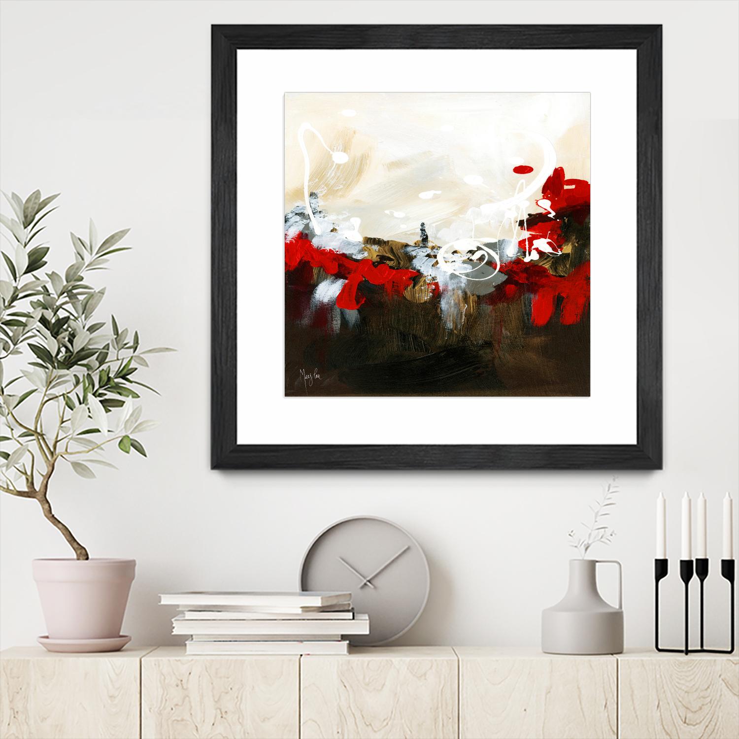 Red Abstract by Meejlau on GIANT ART - red abstract