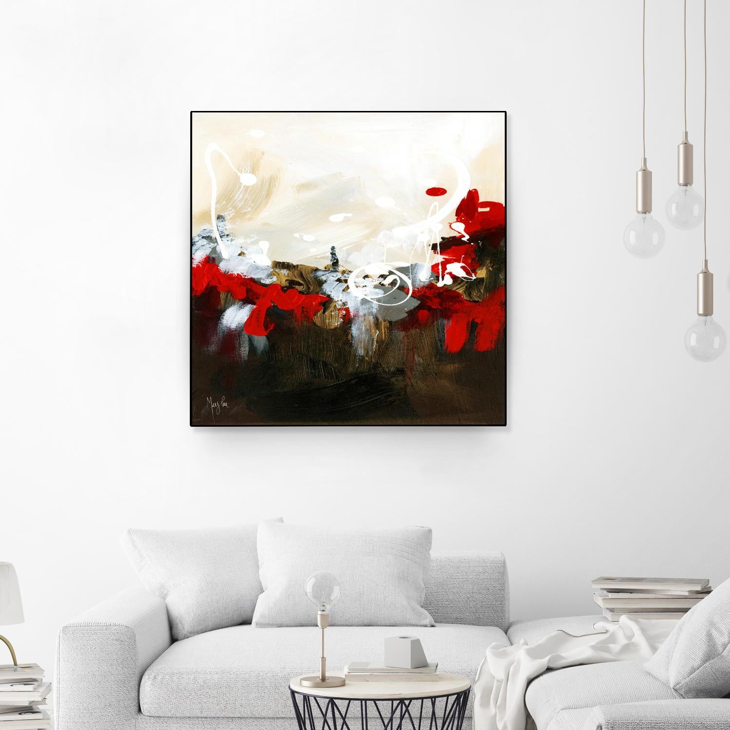 Red Abstract by Meejlau on GIANT ART - red abstract