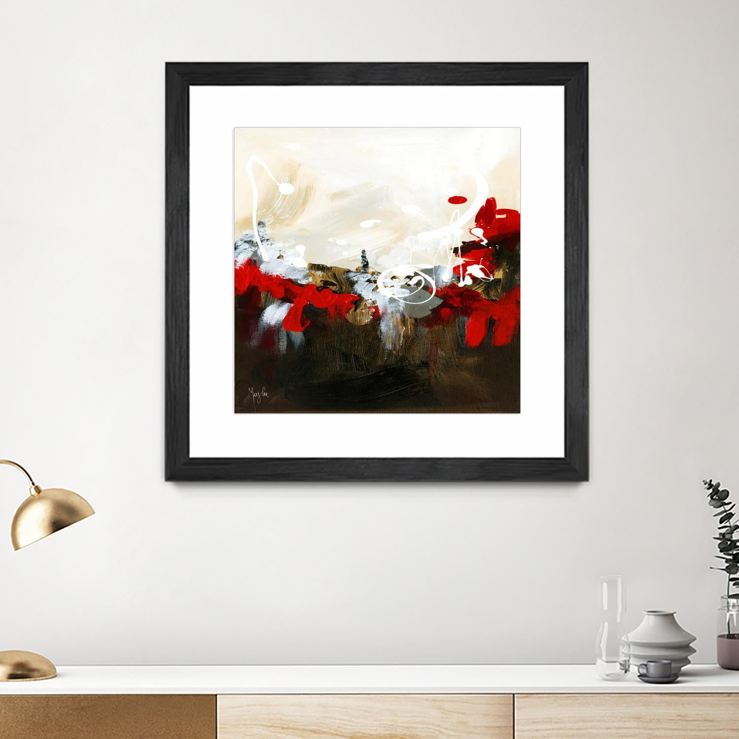 Red Abstract by Meejlau on GIANT ART - red abstract