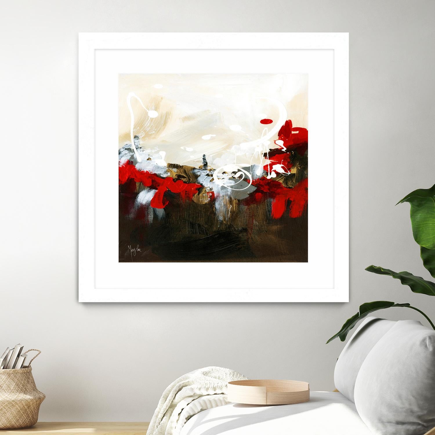 Red Abstract by Meejlau on GIANT ART - red abstract