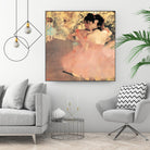 Ballet Dancer 3 by Edgar Degas on GIANT ART - beige music - dance