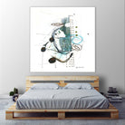 Remplir le paysage I by Sylvie Cloutier on GIANT ART - blue abstract