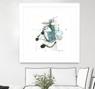 Remplir le paysage I by Sylvie Cloutier on GIANT ART - blue abstract