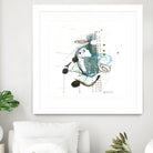 Remplir le paysage I by Sylvie Cloutier on GIANT ART - blue abstract