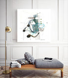 Remplir le paysage I by Sylvie Cloutier on GIANT ART - blue abstract