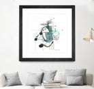 Remplir le paysage I by Sylvie Cloutier on GIANT ART - blue abstract