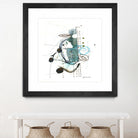 Remplir le paysage I by Sylvie Cloutier on GIANT ART - blue abstract