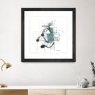 Remplir le paysage I by Sylvie Cloutier on GIANT ART - blue abstract