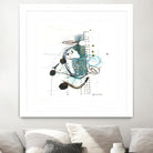 Remplir le paysage I by Sylvie Cloutier on GIANT ART - blue abstract