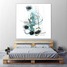 Remplir le paysage II by Sylvie Cloutier on GIANT ART - blue abstract