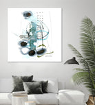 Remplir le paysage II by Sylvie Cloutier on GIANT ART - blue abstract