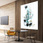 Remplir le paysage II by Sylvie Cloutier on GIANT ART - blue abstract