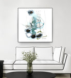 Remplir le paysage II by Sylvie Cloutier on GIANT ART - blue abstract