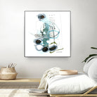 Remplir le paysage II by Sylvie Cloutier on GIANT ART - blue abstract