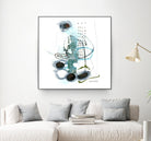 Remplir le paysage II by Sylvie Cloutier on GIANT ART - blue abstract