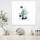 Remplir le paysage II by Sylvie Cloutier on GIANT ART - blue abstract