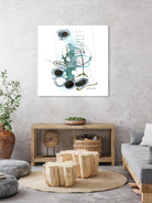 Remplir le paysage II by Sylvie Cloutier on GIANT ART - blue abstract