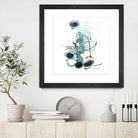 Remplir le paysage II by Sylvie Cloutier on GIANT ART - blue abstract