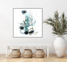 Remplir le paysage II by Sylvie Cloutier on GIANT ART - blue abstract