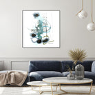 Remplir le paysage II by Sylvie Cloutier on GIANT ART - blue abstract